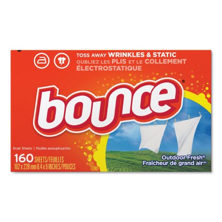 Bounce - Dryer Sheet 9 X 11 Inch Box Sheet Outdoor Fresh Scent - PGC80168CT