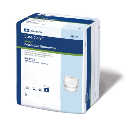 Cardinal Sure Care Adult Absorbent Underwear Pull On X-Large Disposable Heavy Absorbency - 1625