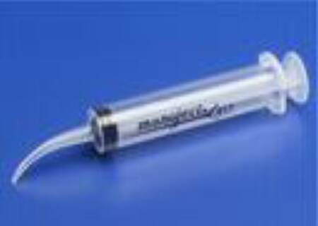 Monoject - Irrigation Syringe 12 mL Bulk Pack Curved Tip Without Safety - 8881412012