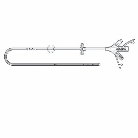 Avanos Medical Sales LLC MIC Transgastric-Jejunal Feeding Tube 16 Fr. 15 cm Silicone Sterile - 0250-16-15
