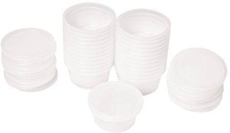 Fabrication Enterprises Theraputty Putty Container 2 oz. Plastic White 2 oz. - 10-0940