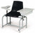 Hausmann Industries Blood Drawing Chair with Drawer Black - 2196
