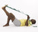 OPTP Stretch-Out Stretch Assist Strap With Exercise Booklet 6 Foot Length Green - 440-2