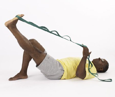 Stretch-Out - Stretch Assist Strap With Exercise Booklet 6 Foot Length Green - 440-2