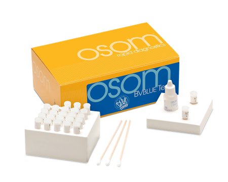 OSOM BVBLUE - Rapid Test Kit Enzyme Activity Test Bacterial Vaginosis (BV) Endocervical Sample 25 Tests - 183