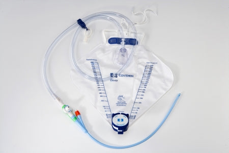 Cardinal Dover Indwelling Catheter Tray Foley 16 Fr. 5 cc Balloon Silicone - 6153-