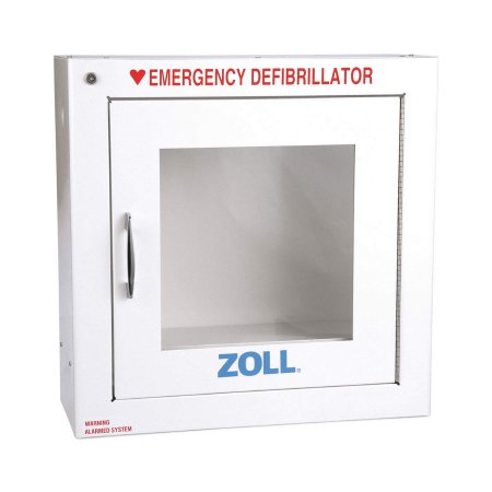 Zoll Medical - AED Wall Cabinet with Alarm Standard Metal Wall Cabinet with Alarm, 17.4 X 17.4 X 8.9 Inch Zoll AED Plus* - 8000-0855