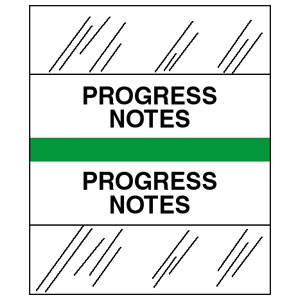 Tabbies Medical Chart Index Tabs & Divider Sheets - 1/2" H x 1-1/4" W, 100 per Pack