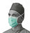 Medline - Surgical Mask Anti-fog Film Pleated Tie Closure One Size Fits Most Green NonSterile Not Rated Adult - NON27379A