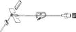 Advanced Medical Systems LifeGuard Huber Infusion Set 20 Gauge 1/2 Inch 10 Inch Tubing Without Port - CLG-2050