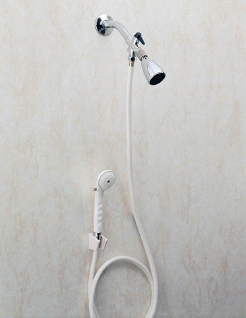 Carex - Handheld Shower Spray with Diverter Valve 80 Inch Hose - FGB21586 0000