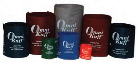Welch Allyn Omni-Kuff Blood Pressure Cuff, 1 Tube Bladder Adult Large 25.9 X 6.9 Inch Nylon - 1902SHP