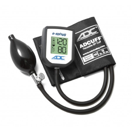 American Diagnostic Corp E-sphyg Aneroid Sphygmomanometer E-Sphyg Pocket Style Hand Held 2-Tube Child Size Arm - 7002-10SABK
