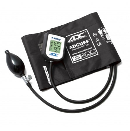 American Diagnostic Corp E-sphyg Aneroid Sphygmomanometer E-Sphyg Pocket Style Hand Held 2-Tube Large Adult Size Arm - 7002-12XBK