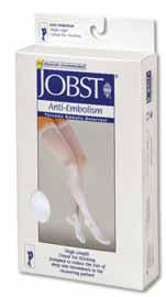 JOBST - Anti-embolism Stocking Thigh High 2X-Large / Long White Inspection Toe - 111465