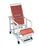 Alimed HealthLine Commode / Shower Chair Healthline Fixed Arm PVC Frame Mesh Back 23-1/2 Inch Height - 77267/MAUVE/NA