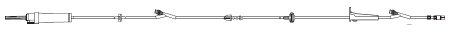 Becton Dickinson Administration Set 20 Drops / mL Drip Rate 117 Inch 2 Ports - 2420-0007