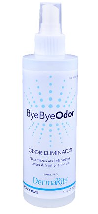 DermaRite Industries ByeByeOdor Deodorizer Liquid 7.5 oz. Bottle Mild Scent - 258
