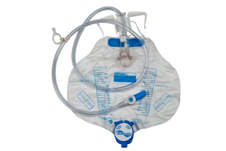 Dover - Urinary Drain Bag Anti-Reflux Valve / Splashguard II Drain Spout NonSterile 2000 mL Vinyl - 6308LL