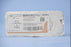 J & J Healthcare Systems Monocryl Plus Antibacterial Suture with Needle Absorbable Uncoated Undyed Suture Poliglecaprone 25 with Irgacare MP Antibacterial Suture Size 5-0 18 Inch Suture 1-Needle 16 mm Length 3/8 Circle Conventional Cutting Needle - CP844G