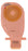 AssuraInspire - Ostomy Pouch One-Piece System 10 Inch Length 25 mm Stoma Drainable Flat, Pre-Cut - 13844