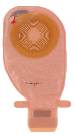 Coloplast Assura EasiClose Ostomy Pouch One-Piece System 11 Inch Length 25 mm Stoma Drainable Convex, Pre-Cut - 14164