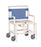 IPU - Bariatric Commode / Shower Chair ipu Fixed Arm PVC Frame Mesh Back 24 Inch Seat Width - SC550P
