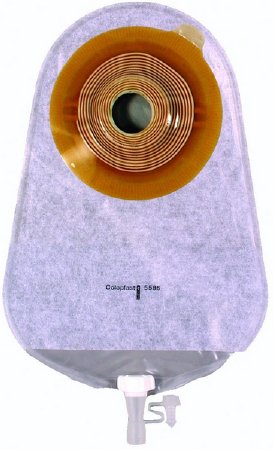 Coloplast Assura Urostomy Pouch One-Piece System 10-3/4 Inch Length 3/8 to 2-1/4 Inch Stoma Drainable NonConvex, Trim To Fit - 12474