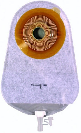 Assura - Urostomy Pouch One-Piece System 10-3/4 Inch Length 3/8 to 2-1/4 Inch Stoma Drainable Flat, Trim to Fit - 5580