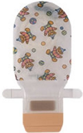 Assura ColoKids - Colostomy Pouch Two-Piece System 6-1/4 Inch Length Drainable - 14692