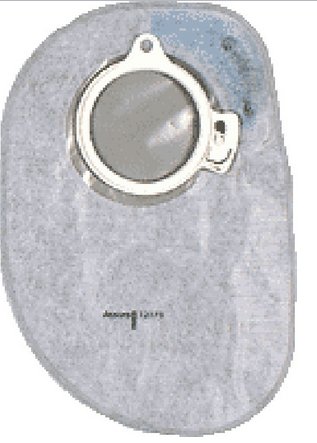 Assura - Colostomy Pouch Two-Piece System 8-1/2 Inch Length, Maxi Closed End - 12374