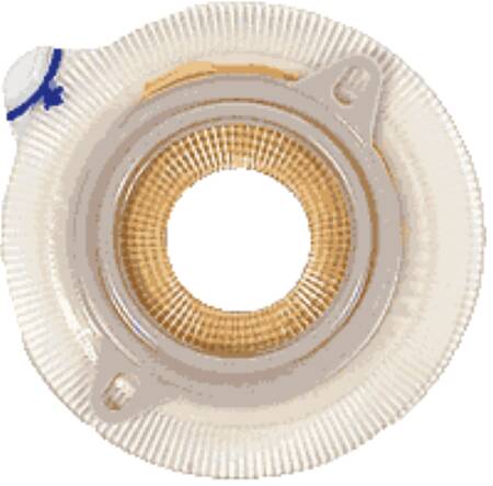 Coloplast Assura Colostomy Barrier Pre-Cut, Extended Wear Silicone Based Green Code Synthetic Resin 7/8 Inch Stoma - 14292