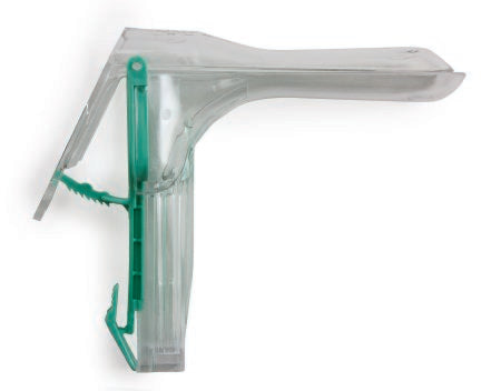 McKesson McKesson Vaginal Speculum Graves NonSterile Acrylic Medium Double Blade Duckbill Disposable Light Source Compatible - 16-8313