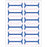 Tabbies - Blank Label Tape Multipurpose Label Azure Blue 3/4 X 3-1/2 Inch - 49401