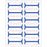 Tabbies Blank Label Tape Multipurpose Label Without Legend Azure Blue 3/4 X 3-1/2 Inch - 49401