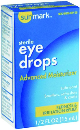 McKesson sunmark Eye Lubricant 0.5 oz. Eye Drops - 49348069729