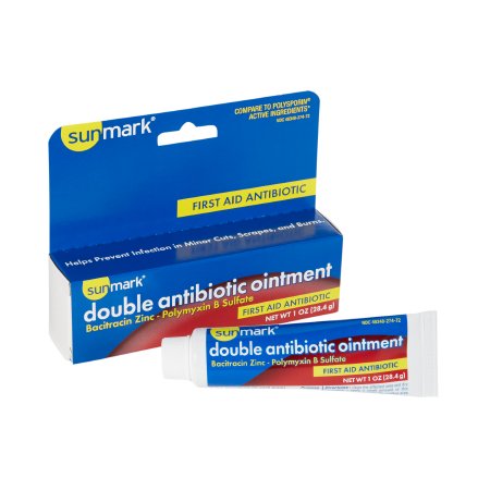 sunmark - First Aid Antibiotic Ointment 1 oz. Tube - 49348027472