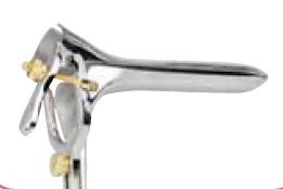 MedGyn - Vaginal Speculum Graves NonSterile Surgical Grade Stainless Steel X-Large Double Blade Duckbill Reusable Without Light Source Capability - 030904