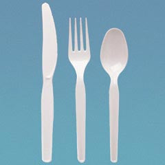 Lagasse Fork General Purpose White Plastic - DIXFM217