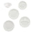 Dart - Partitioned Plate White Single Use Foam 9 Inch Diameter - DCC9CPWQR