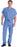 Landau Uniforms Scrub Shirt Small Galaxy Blue 2 Pockets Short Sleeves Unisex - 7502BGP