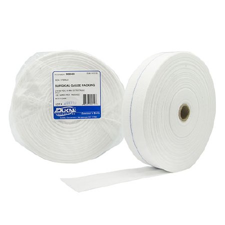Dukal - Wound Packing Cotton Non-impregnated 2 Inch X 100 Yard 10 Count NonSterile - 9904X