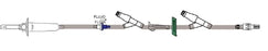 ICU Medical Bravo Administration Set 15 Drops / mL Drip Rate 92 Inch Tubing 2 Ports - B5900-05