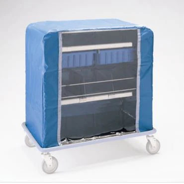 Pedigo Products - Cart Cover Blue Vinyl Zippered Closure - CDS-262-ZC
