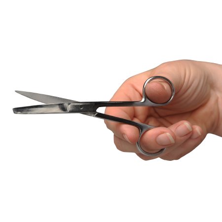 ADC - Operating Scissors 5-1/2 Inch Length Floor Grade Stainless Steel NonSterile Finger Ring Handle Straight Sharp Tip / Blunt Tip - 3404SB