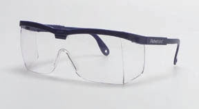 Fisher Scientific Fisherbrand Safety Glasses Clear Tint Black Frame Over Ear One Size Fits Most - 191302088