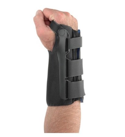 Ossur Exoform - Wrist Brace Aluminum / Plastic Left Hand Black X-Large - 507088