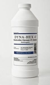 Xttrium Laboratories Dyna-Hex Surgical Scrub 16 oz. Bottle 4% CHG (Chlorhexidine Gluconate) - 1061DYN16MED