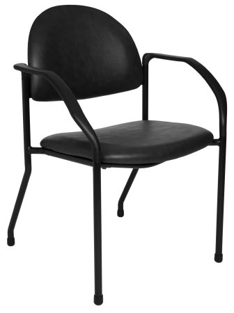 McKesson McKesson Side Chair Clamshell Fixed Armrests Poly-Foam Upholstery - 81-1200-01
