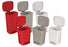 McKesson McKesson Trash Can 52 Quart Rectangular White Plastic Step On - 81-25266